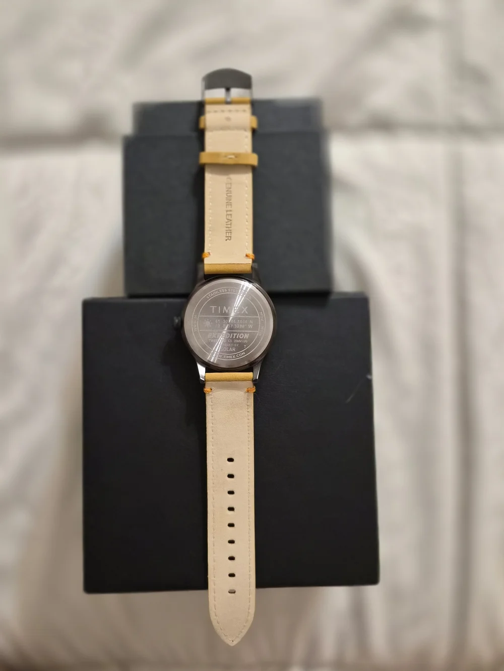 Timex Men's Casual Field Watch with Mustard Leather Strap